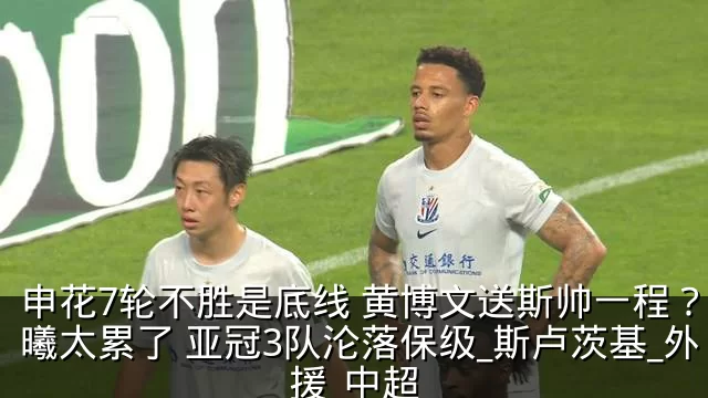 申花7轮不胜是底线 黄博文送斯帅一程?吴曦太累了 亚冠3队沦落保级_斯卢茨基_外援_中超